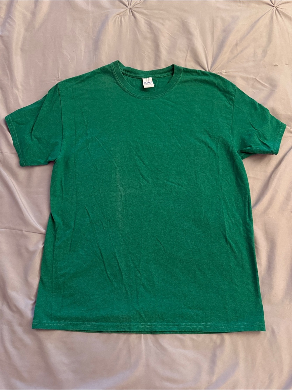 Classic Green Crewneck T‑Shirt - Unbranded
